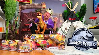 CONSTRUI JURASSIC WORLD EN MI CASA *NUEVOS DINOSAURIOS TE REGALO* - Juguetes vs Ami