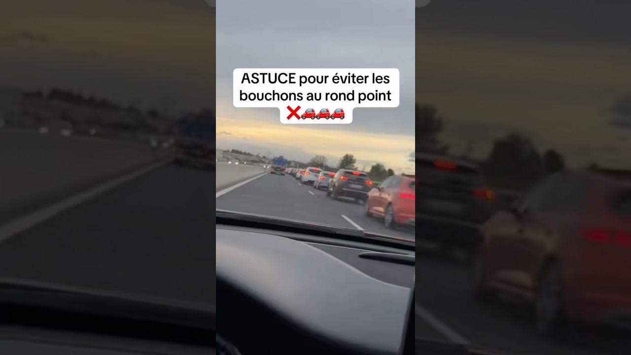 Astuce rond point efficace 😉🚗