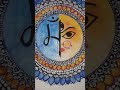 Mandala art #lord shiva maa parvati #shiv ji drawing #art #painting #shorts #unique steps and styles