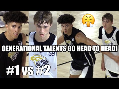 COOPER FLAGG VS CAMERON BOOZER AT TOP 100 CAMP!
