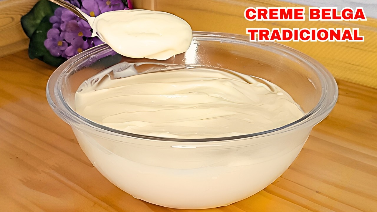 CREME BELGA - RECHEIO DE ANTIGAMENTE - TE CONTO O SEGREDO PARA O CREME FICAR AVELUDADO!