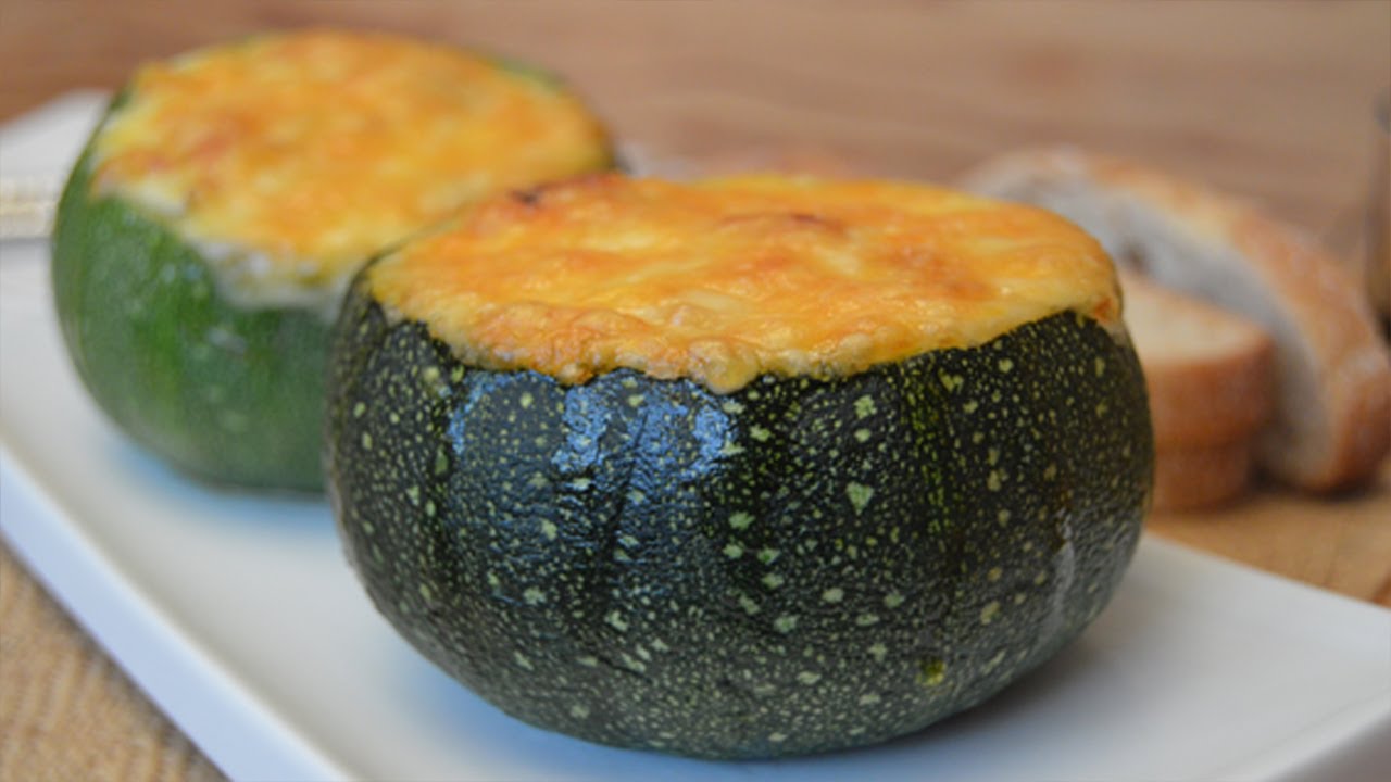 Los mejores Calabacines gratinados rellenos de atún, Saca el Cucharón