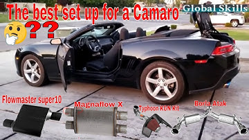 2015 Camaro RS sharing my 2 different set up Magnaflow X with super10 & Magnaflow X with Borla Atak