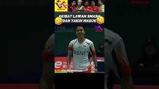 santainya Ginting kembalikan Smash lawan #badminton  #bwf