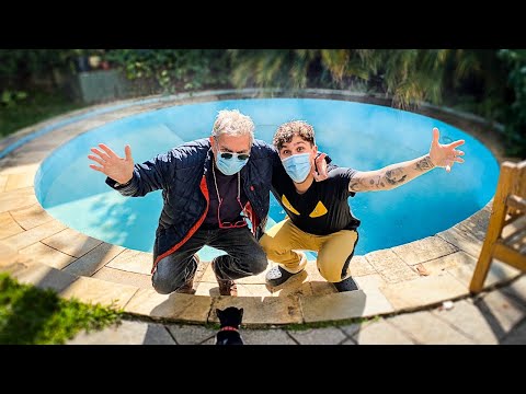 DEI UMA PISCINA AQUECIDA PRO MEU TIO!