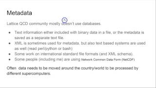 Short talk on big data and lattice QCD