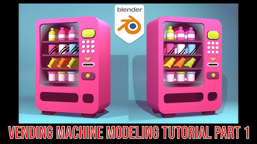Blender 4.5 Stylized Vending Machine Modelling, Part 15.1 Tutorial