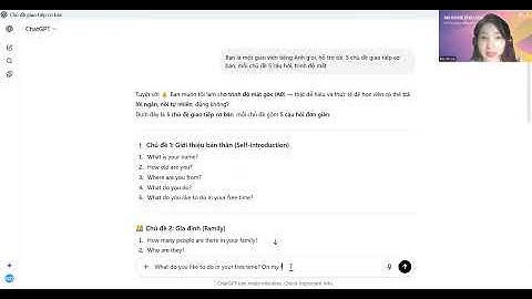 TỰ HỌC TIẾNG ANH GIAO TIẾP bằng CHAT GPT thật dễ dàng!