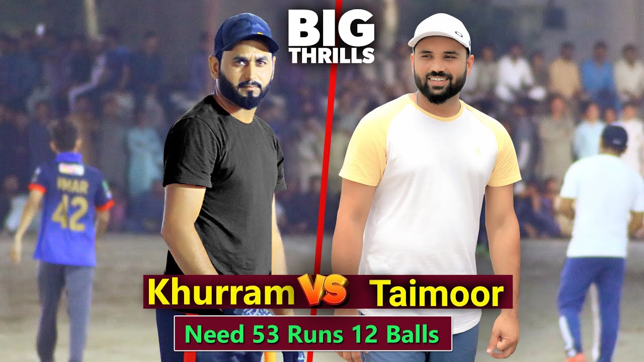 High Voltage Match Taimoor Mirza vs Khurram Chakwal , Chota Vicky || 53 ...