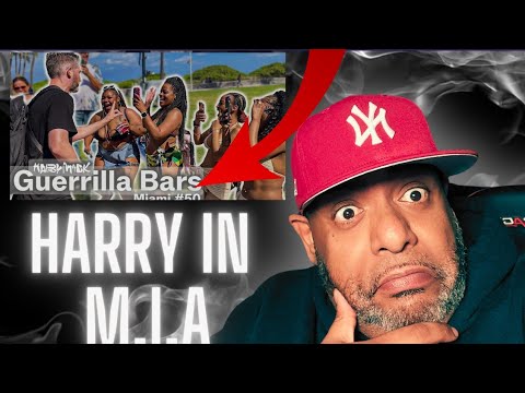 BARS ON BARS  I Cant BELIEVE This Is Happening  Harry Mack Guerrilla Bars 50 Miami  REACTION