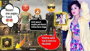 Random 3 players call me Noob / challenge for 1vs 3 TDM room (part - 21)