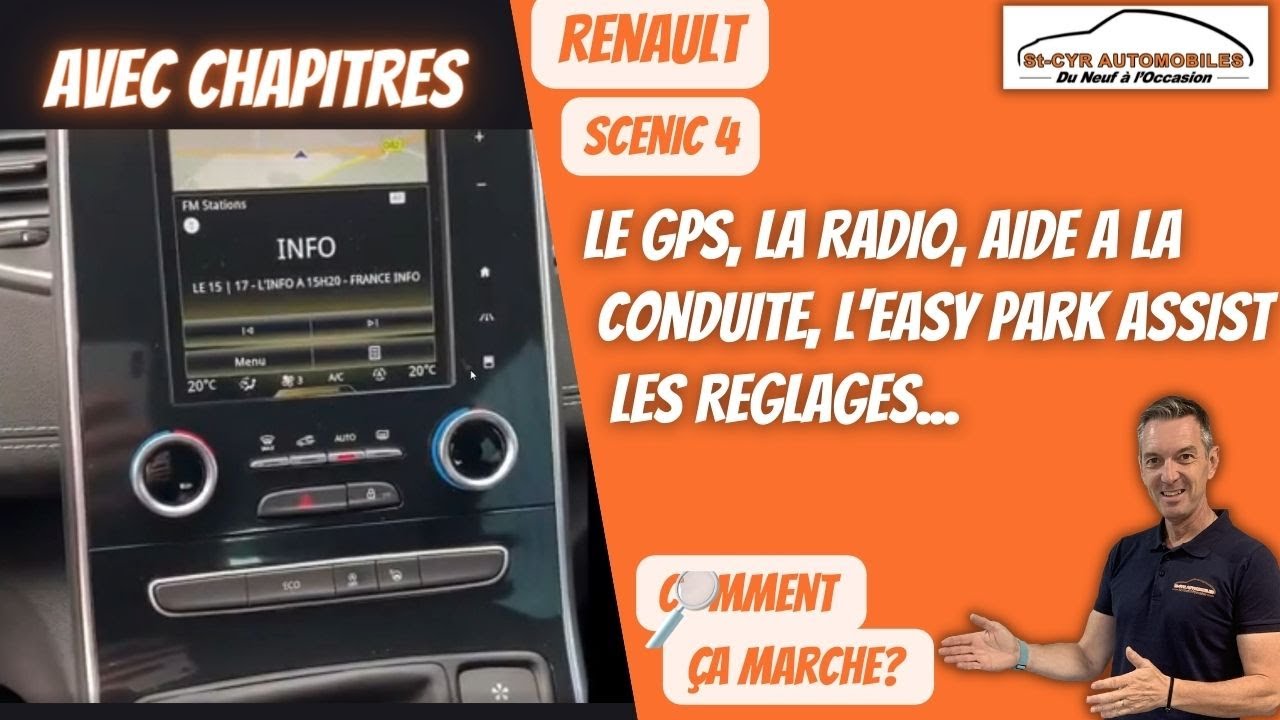 Renault Rlink Guide complet GPS, radio, paramètres essentiels…Scenic 4