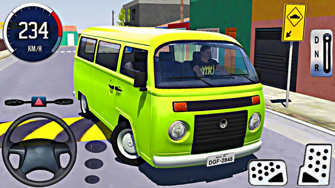 Volkswagen Mini T2 Kargo Van Sürüş Oyunu - Auto Life I Brasil #17 - Android GamePlay