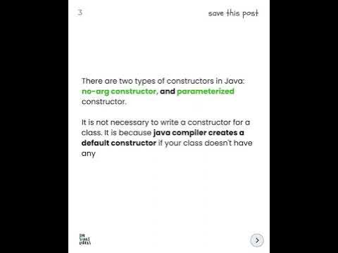 #24 Core Java - Constructor - No-arg Constructor - Parameterized ...