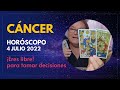 ♋️ #Cáncer: Eres libre, para tomar decisiones!