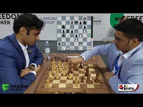 Arjun Erigaisi vs Raunak Sadhwani - Gritty Defense and Pretty Finish 