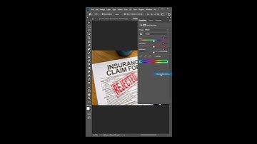 Remove rejected stamp in Photoshop | #photoshop #shorts #short #trending #youtube #tutorial #viral