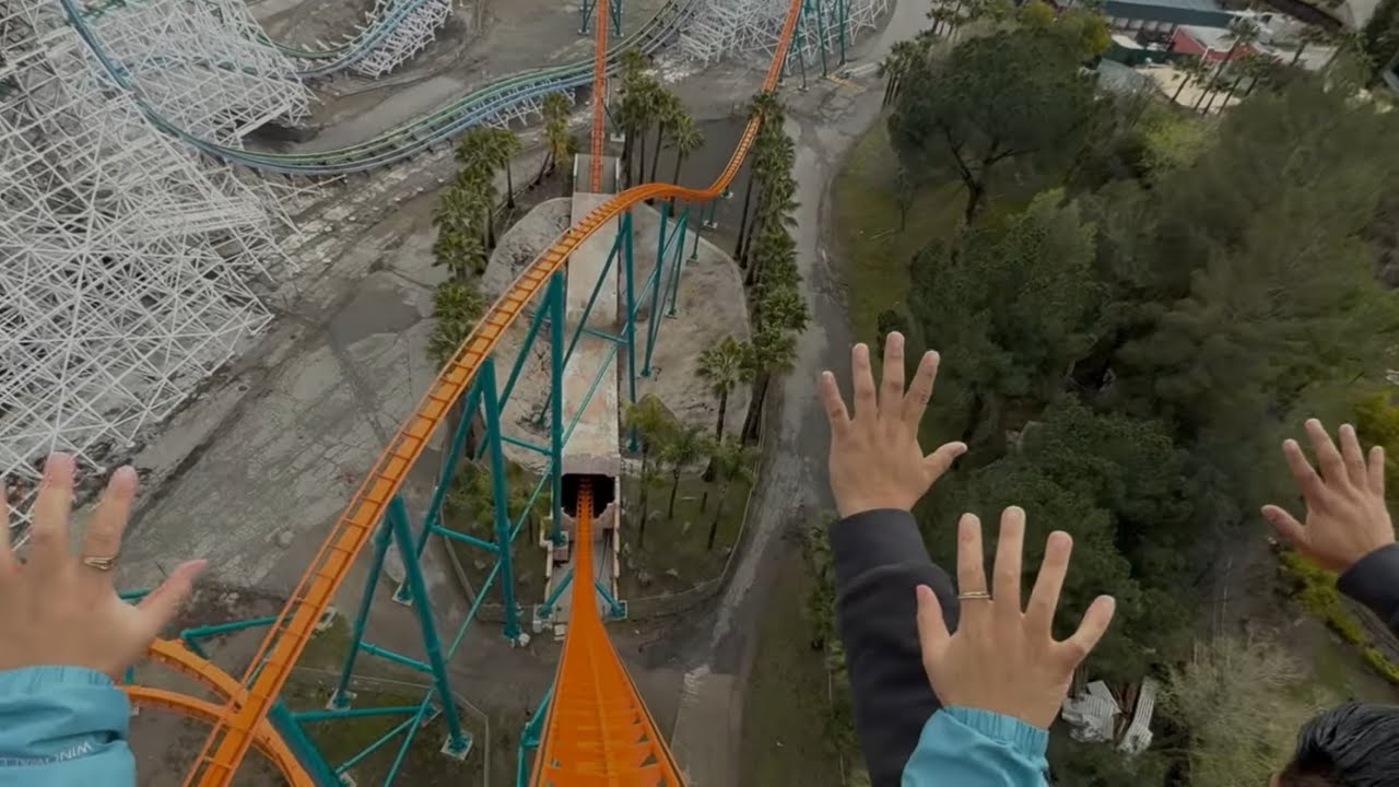 Goliath - Six Flags Magic Mountain roller coaster - YouTube