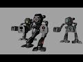 GameCharacter-Creation #02 | LowPolyMech | More Realistic Textures &amp; Basic WalkAnimation