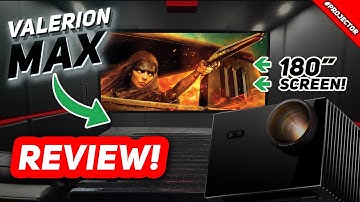 VALERION MAX REVIEW! // RAINBOW EFFECT GONE! is this the BEST home theater projector?