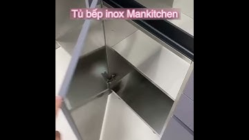 Tủ bếp inox hệ module, không mối hàn. #tubepinox304 #tubepinox #canhkinhtubep