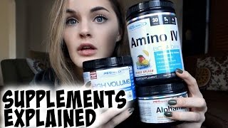 SUPPLEMENTS EXPLAINED | What I Take &WHY | Protein Powder, BCAAs, Creatine, Pre Workout, Fat Burners