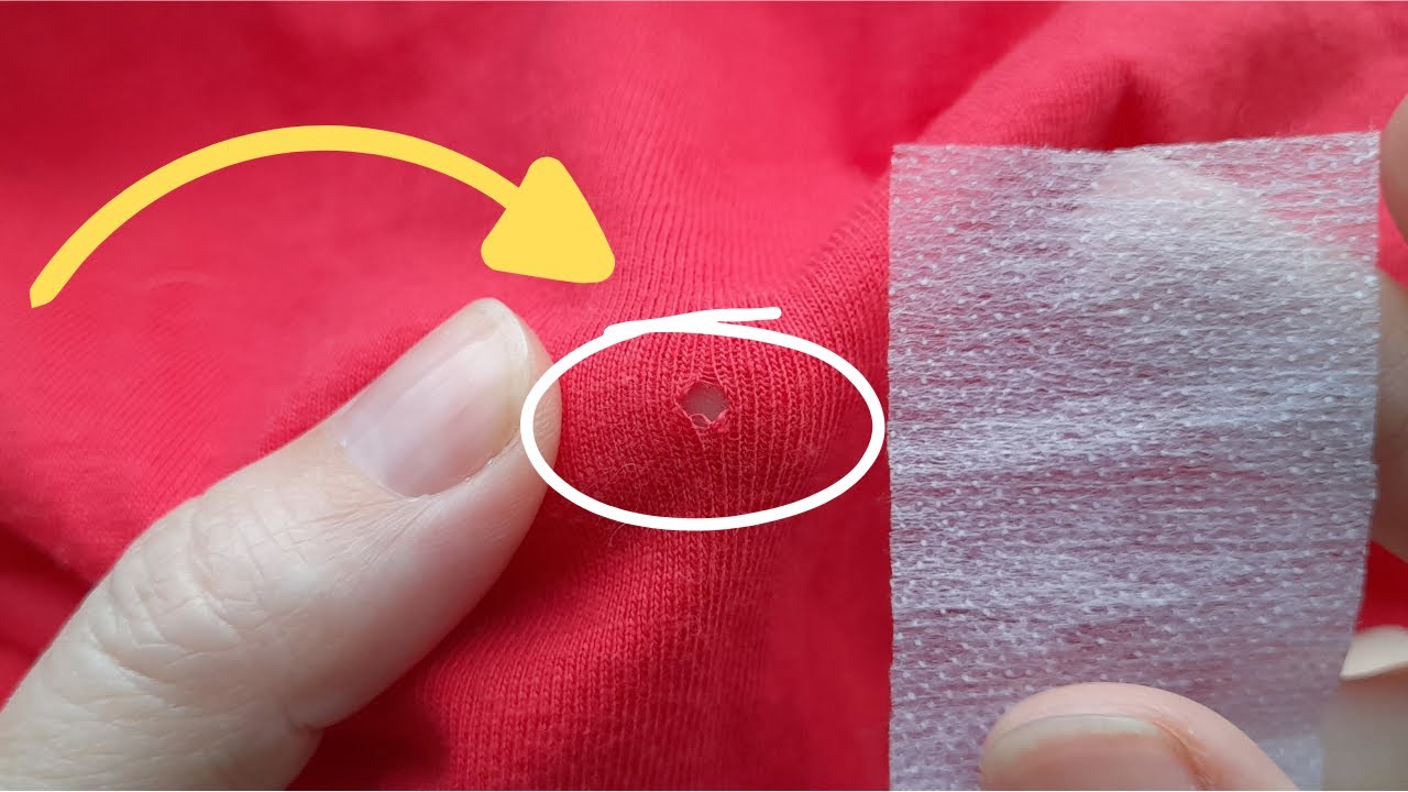 Fix Any Hole in 2 Minutes – Fabric Repair Hack That Actually Works!