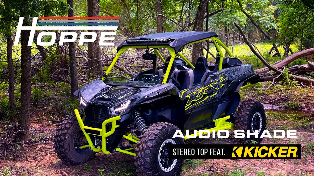 Audio Shade for 2-Seater KRX 1000 | HOPPE Industries - YouTube