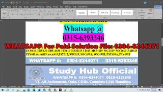 CS508 GDB Solution Spring 2025, CS508 GDB Solution 2025