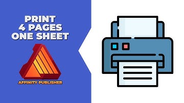 How to Print 4 pages on per sheet in Affinity publisher
