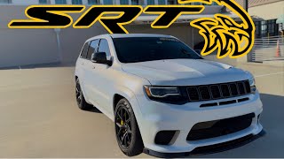 TRACKHAWK CUTTING UP IN TRAFFIC WITH CORVETTE! 😳 SKETCH EDITION￼ ☝️#viral #sketch #trackhawk #srt