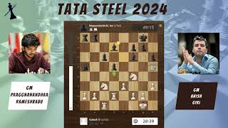 Dommaraju Gukesh vs Ian Nepomniachtchi - Round 5 Tata Steel Chess 2024 || King Sacrifice