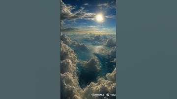 "Above the noise, beyond the reach.. lies the sky’s secret."#ai #aiart #sunlight #viral #shortvideo