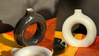 Donut vase ideas | Donut vase diy | Donut vase pottery | Donut vase amazon | donut vase mould