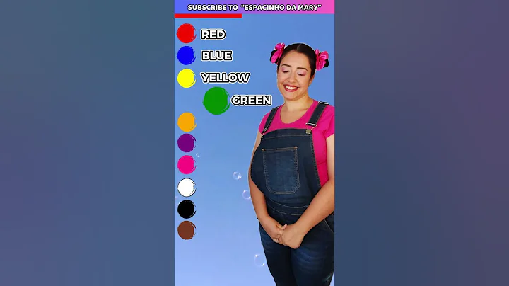 🌈 Learn Colors in English: 10 Color Names with Tia Mary! 🎨✨