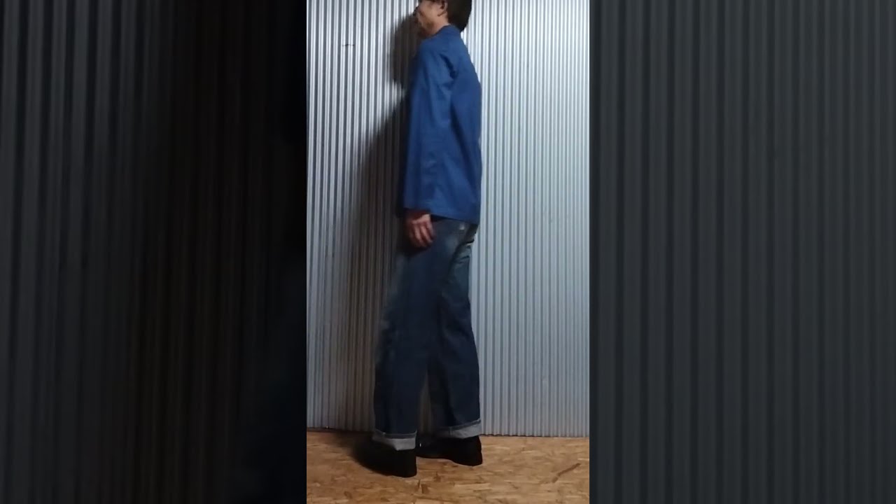 Sack coat x 90s Bluebell Maverick &ldquo;40-50s reprint&rdquo; reprint jeans. ＃Short