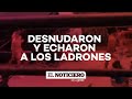 DESNUDARON Y ECHARON A LOS LADRONES - El Noti de la Gente