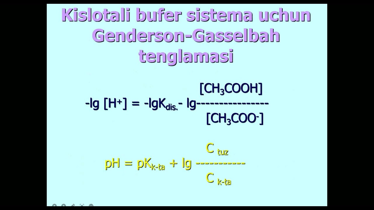 Kislota asosli muvozanat