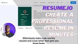 Resume.io Review | Create a professional resume in minutes screenshot 4