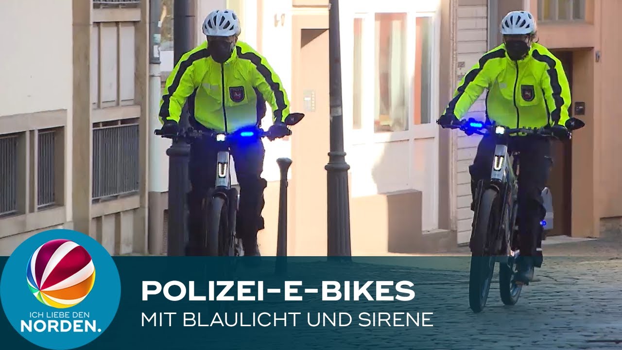 Speed-Pedelecs mit Blaulicht und Sirene: Polizei Osnabrück testet die neuen  E-Bikes 
