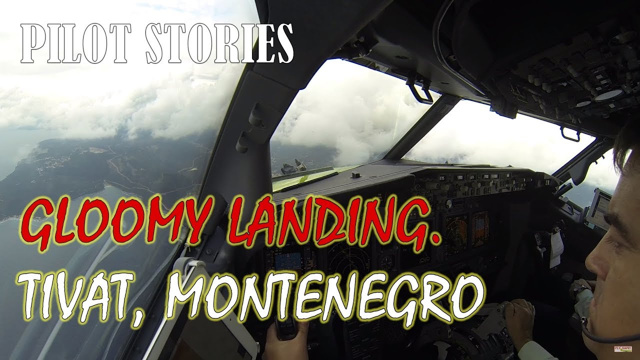 Глазами пилота: посадка Боинга 737 в Тивате в ручном режиме