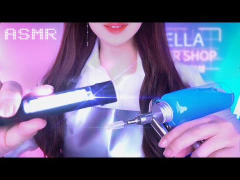 ASMR 미래의 두피케어 (Sub💬) Future scalp care  Sci-fi asmr/공상과학 asmr