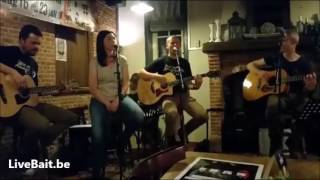 Coverband Live Bait akoestisch op de Mumoza startavond in Het Molenhuis te Pulderbos 2017
