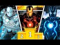 Todas 30 ARMADURAS do Tony Stark Ordenadas por NÍVEL DE PODER