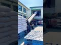 Ammonium Sulfate granular store in the factory, waiting for the export in bulk.