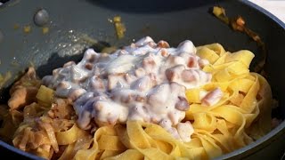 Курица — паста — грибы Курица — паста — грибы