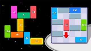 Slide Block 2048 - 2D 퍼즐 게임 병합 screenshot 5