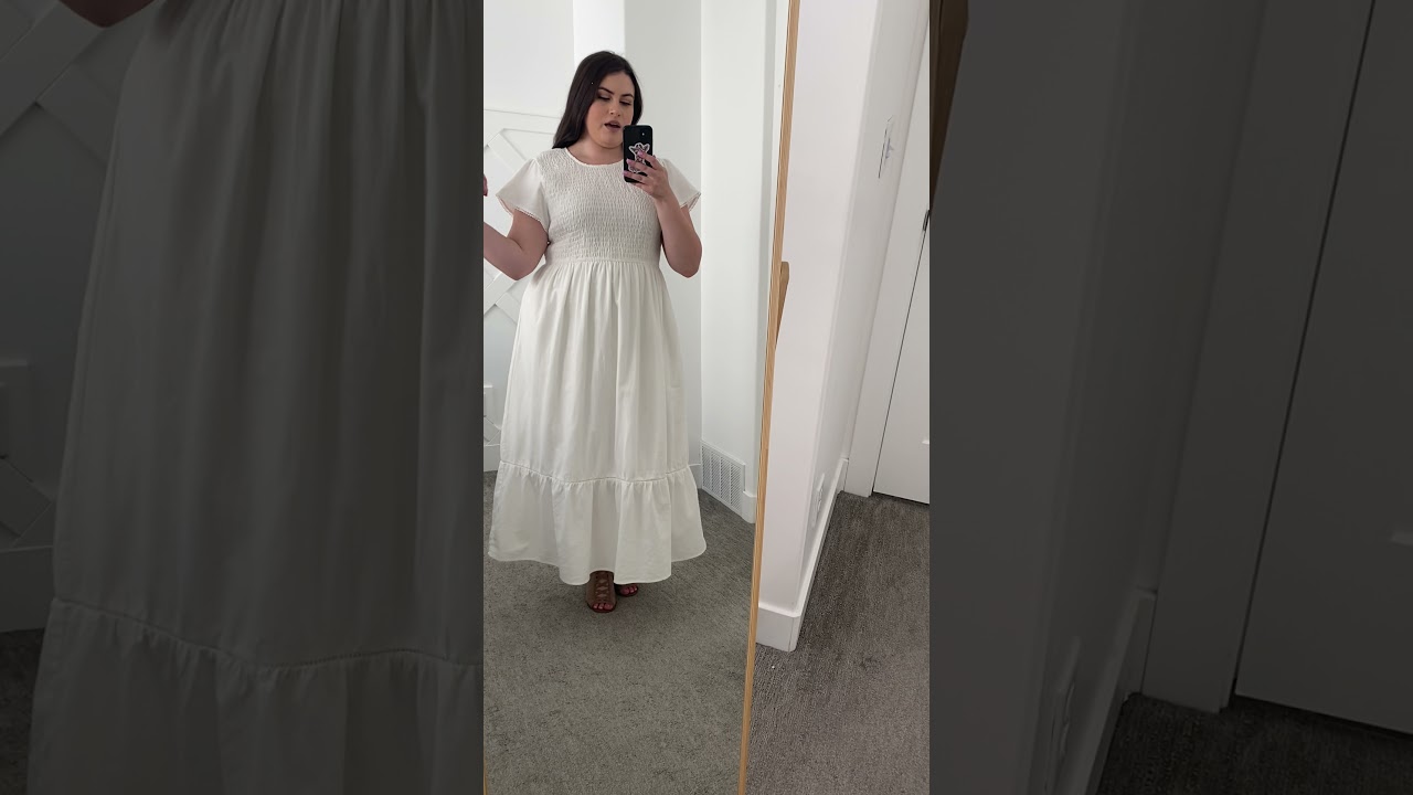 Love Everlasting White Dress in Curvy