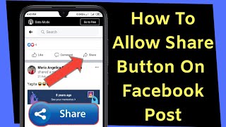 How To Allow Share Button On Facebook Post || Make Facebook Post Shareable screenshot 5