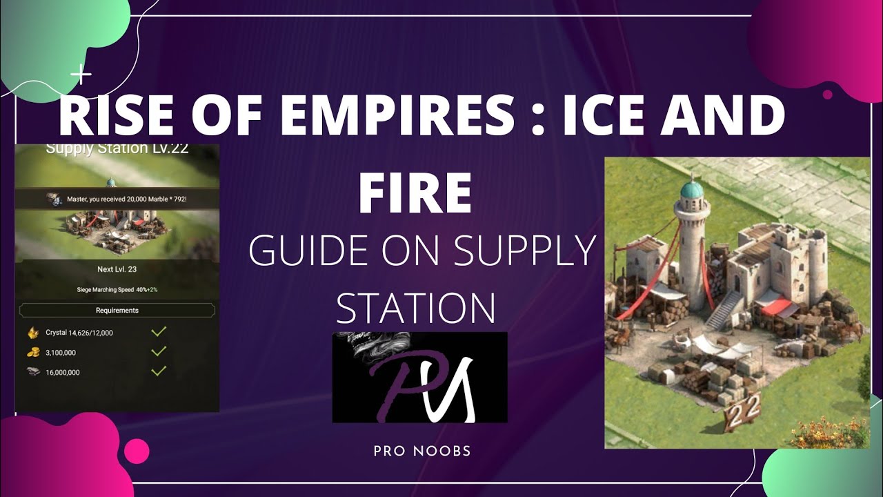 Guide on Supply Station - Rise of Empires Ice and fire Gameplay